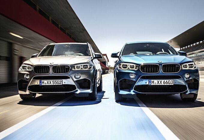 BMW X5 M en X6 M, SUV's in trainingspak #1