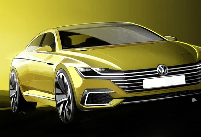Salon van Genève 2015: hybride Volkswagen Sport Coupé Concept GTE #1