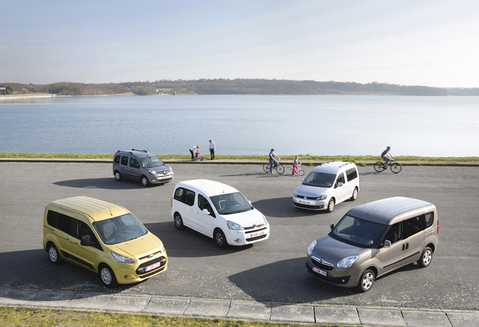 Citroën Berlingo 1.6 HDi 90, Ford Transit Tourneo Connect 1.6 TDCi 95, Opel Combo 1.6 CDTI 90, Renault Kangoo 1.5 dCi 90 et Volkswagen Caddy 1.6 TDI 102 : Les bons à tout faire #1