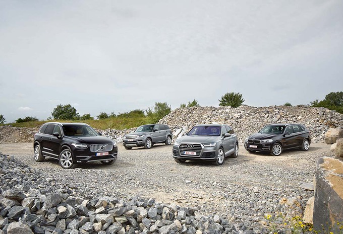 Audi Q7 en Volvo XC90 tegenover hun rivalen #1